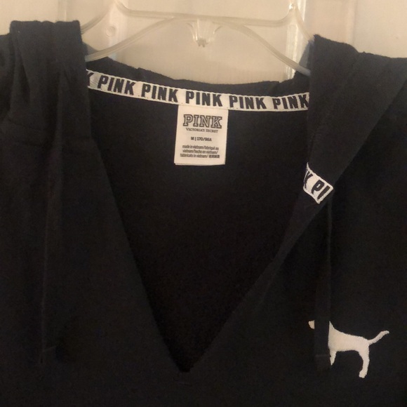 Victoria’s Secret PINK V-neck Hoodie Jacket - Picture 2 of 8